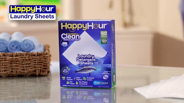 HappyHour Laundry Sheets